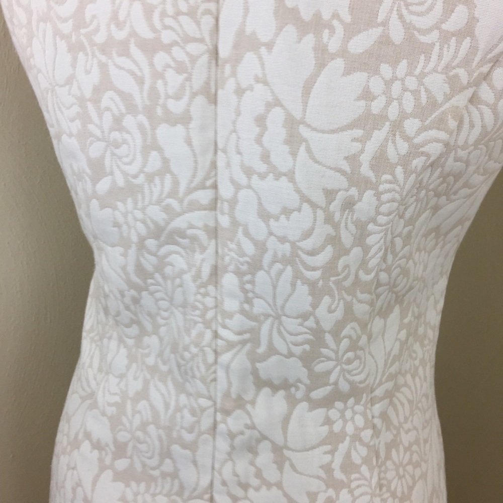 Coldwater Creek. Dress. Tan/Cream. Sz. 8. - Picture 5 of 10